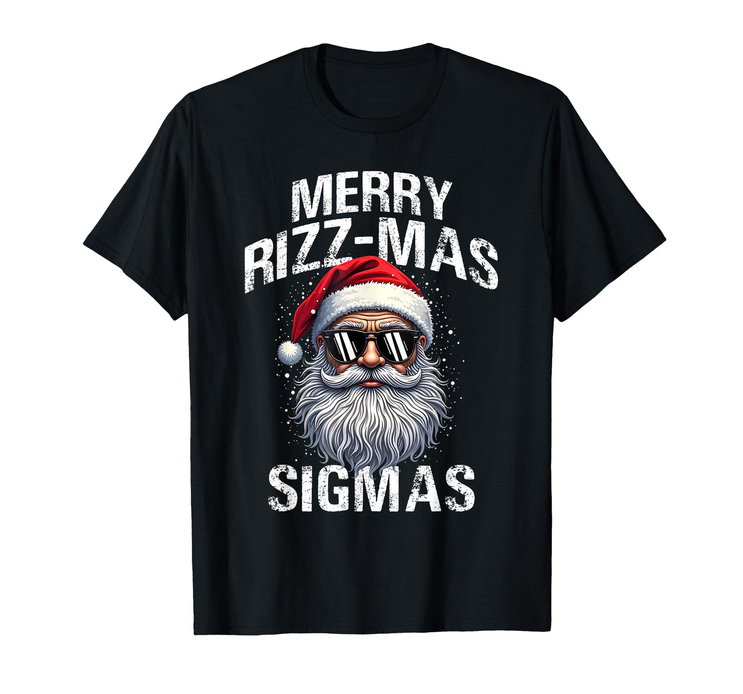 Merry Rizzmas Sigmas - Gen Alpha Funny Christmas Santa Claus T-Shirt