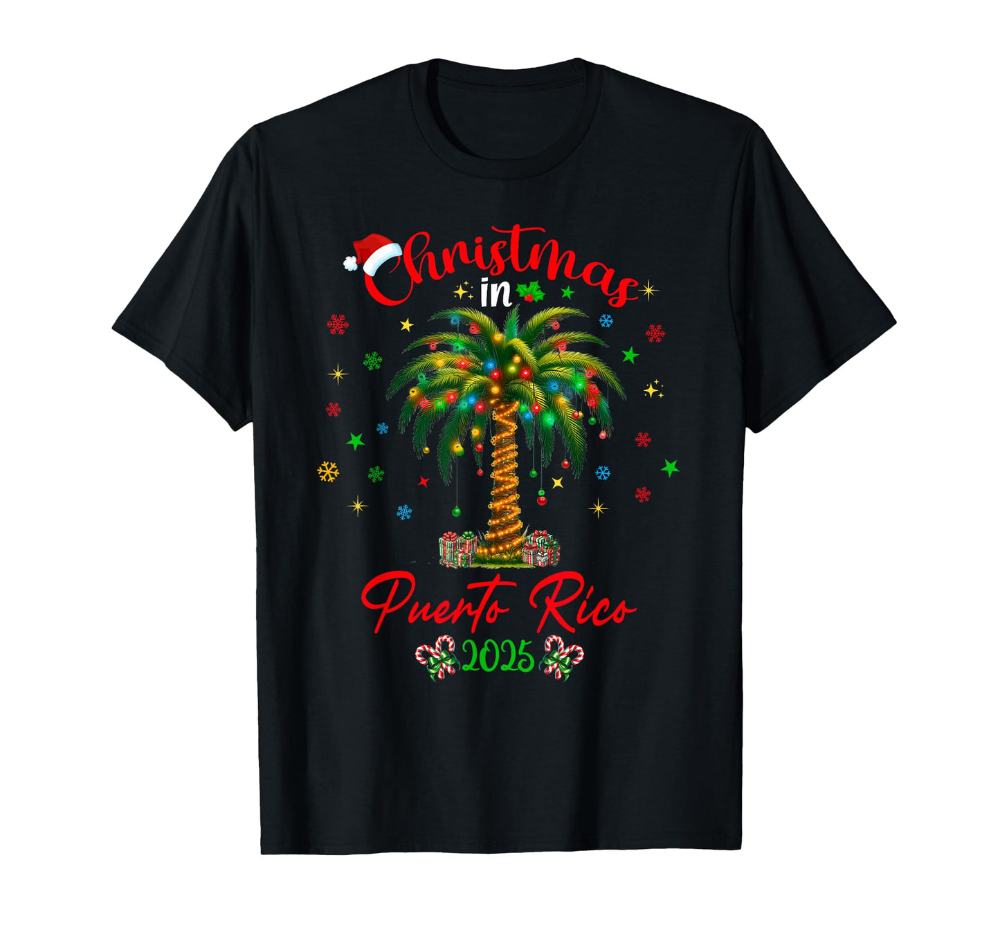 Puerto Rico Christmas Trip Family Reunion Tropical T-Shirt