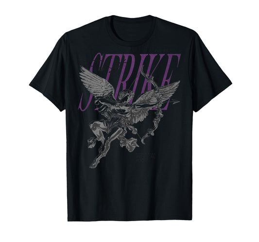 Hip Hop Vintage Edgy Urban Y2K Back Print Streetwear Angel T-Shirt