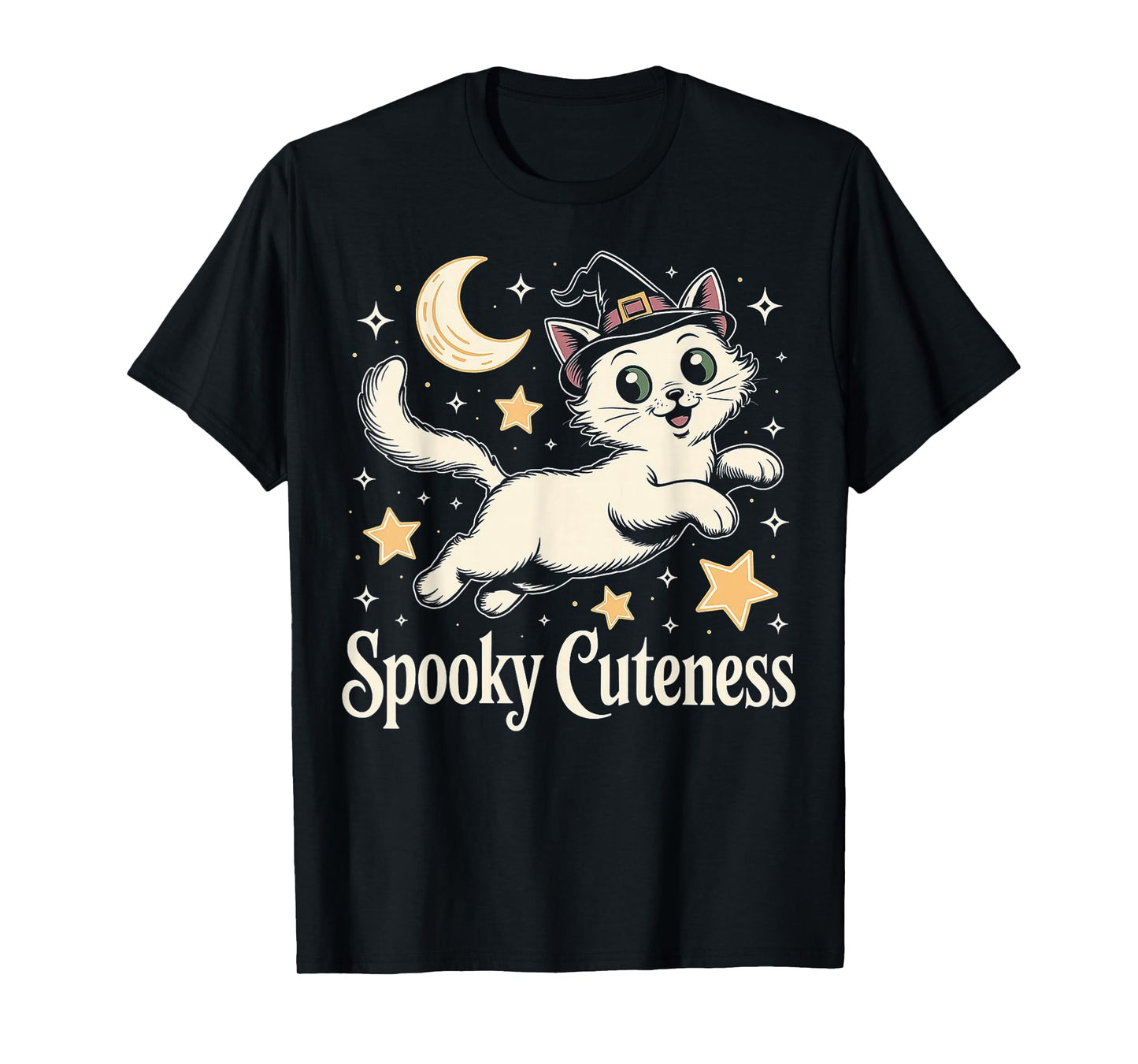 Spooky Cuteness Cat Halloween Magic for Cat Lovers T-Shirt
