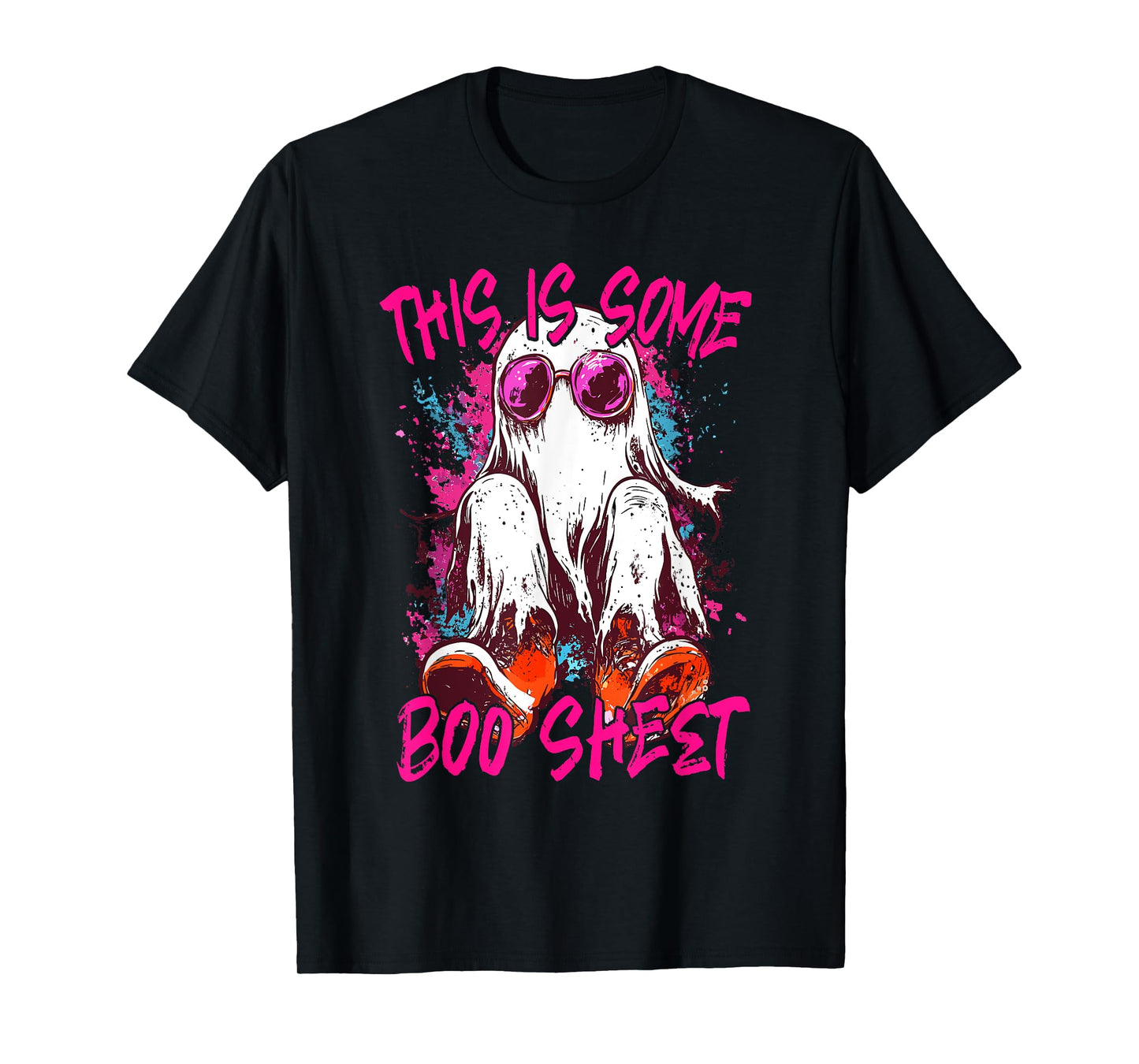 This is Some Boo Sheet Ghost Retro Halloween Funny Halloween T-Shirt