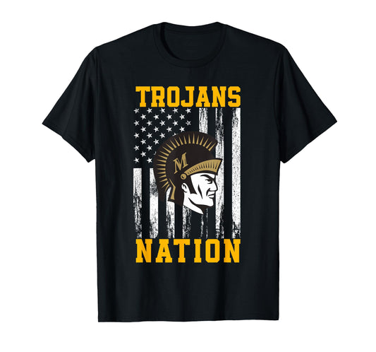 Millington Central Trojans Logo Nation HS T-Shirt