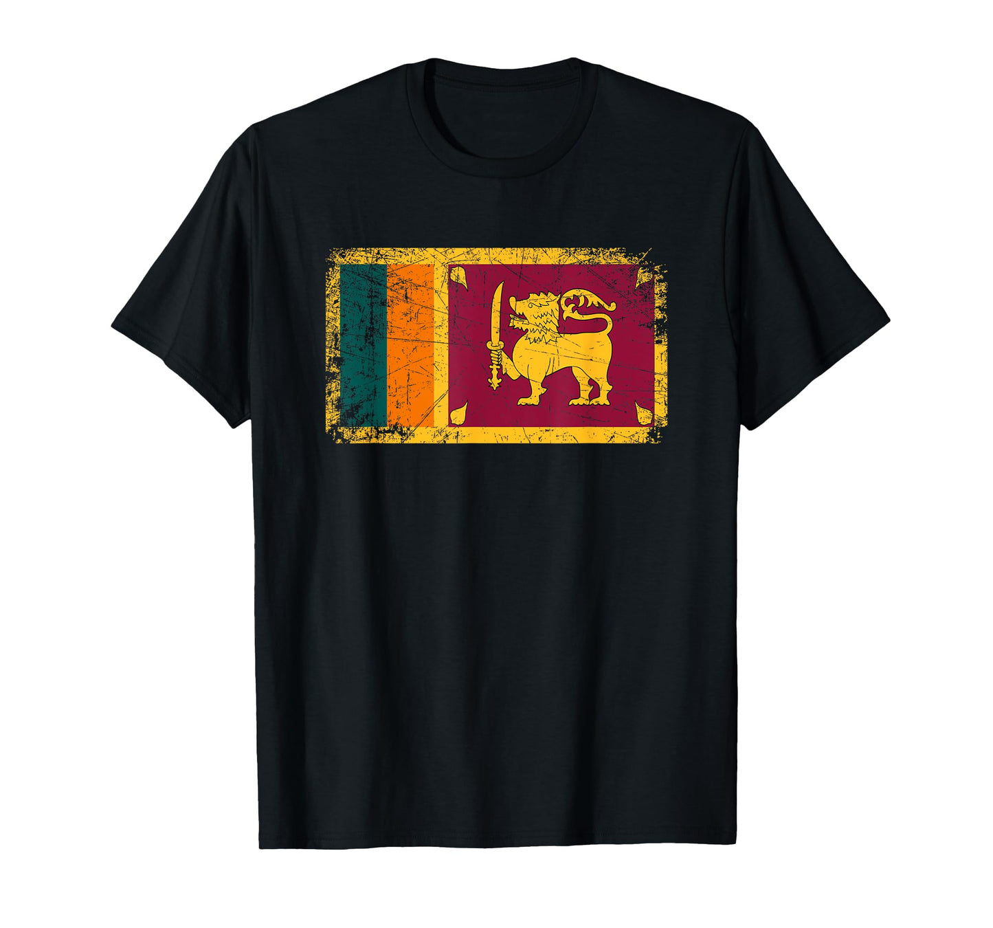 Vintage Made In SRI LANKA SRI LANKAN Flag Gift T-Shirt