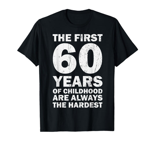 Vintage 60th Birthday Decorations Men Gag Funny 60 Birthday T-Shirt