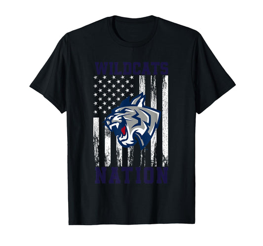 Woodland Wildcats Logo Nation HS T-Shirt