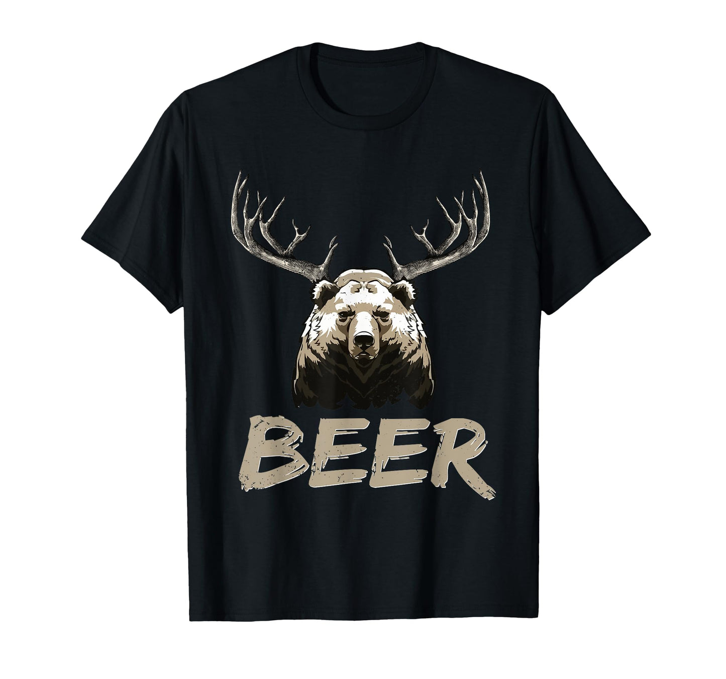 Bear Deer Beer Beer Lovers Drinkers Men Women T-Shirt