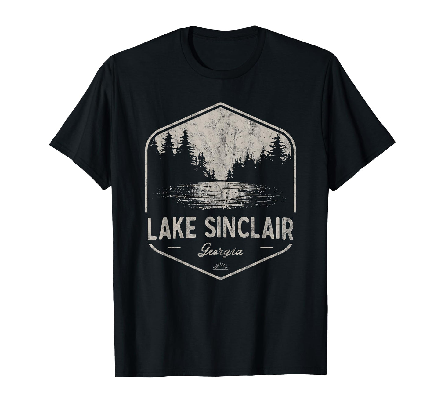 Lake Sinclair Georgia Outdoors Vintage T-Shirt
