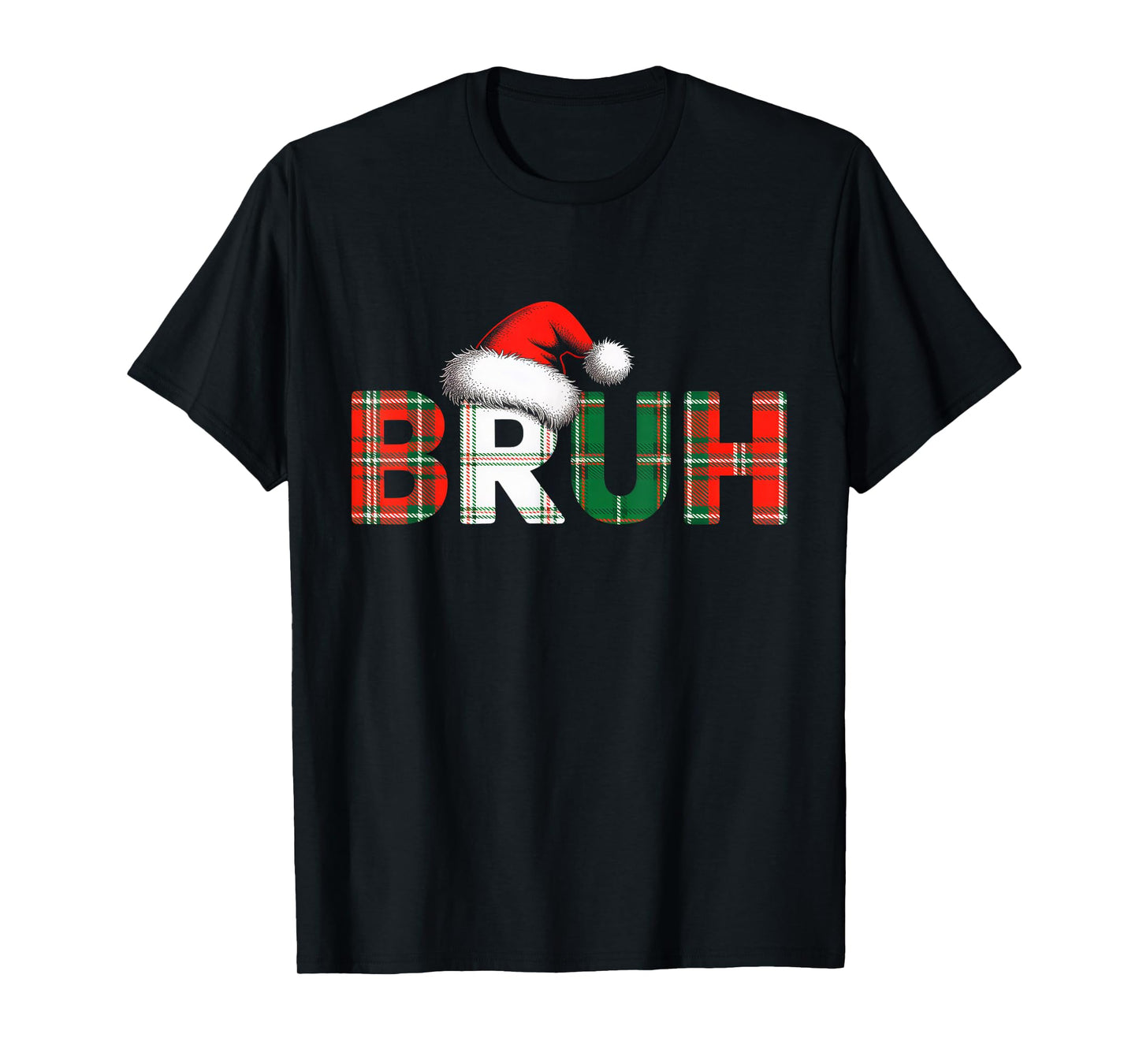 Bruh Funny Christmas Meme Xmas Teens Boys Kids Xmas Pajamas T-Shirt