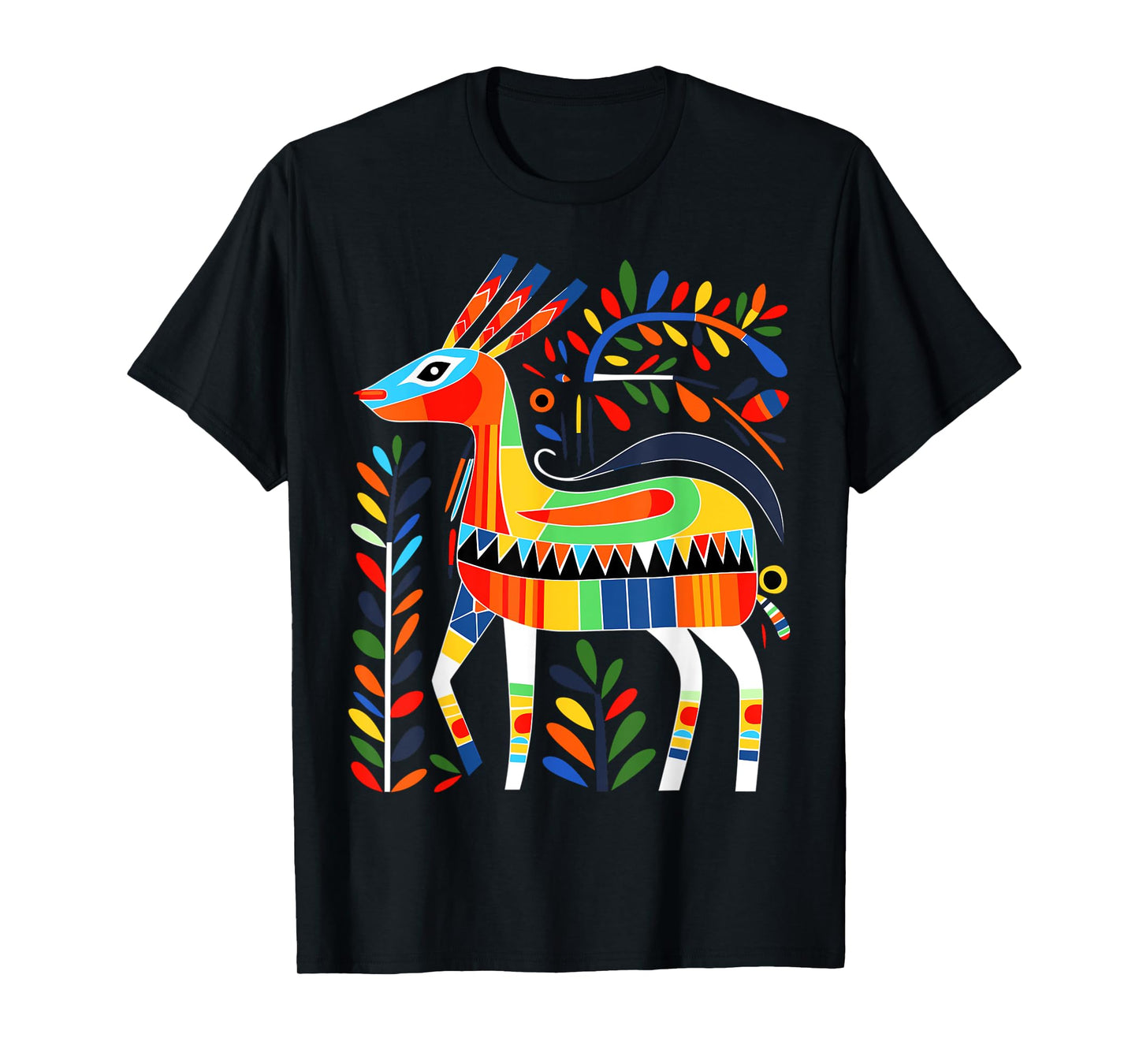 Native American Deer Pacific Northwest Coastal Art T-Shirt