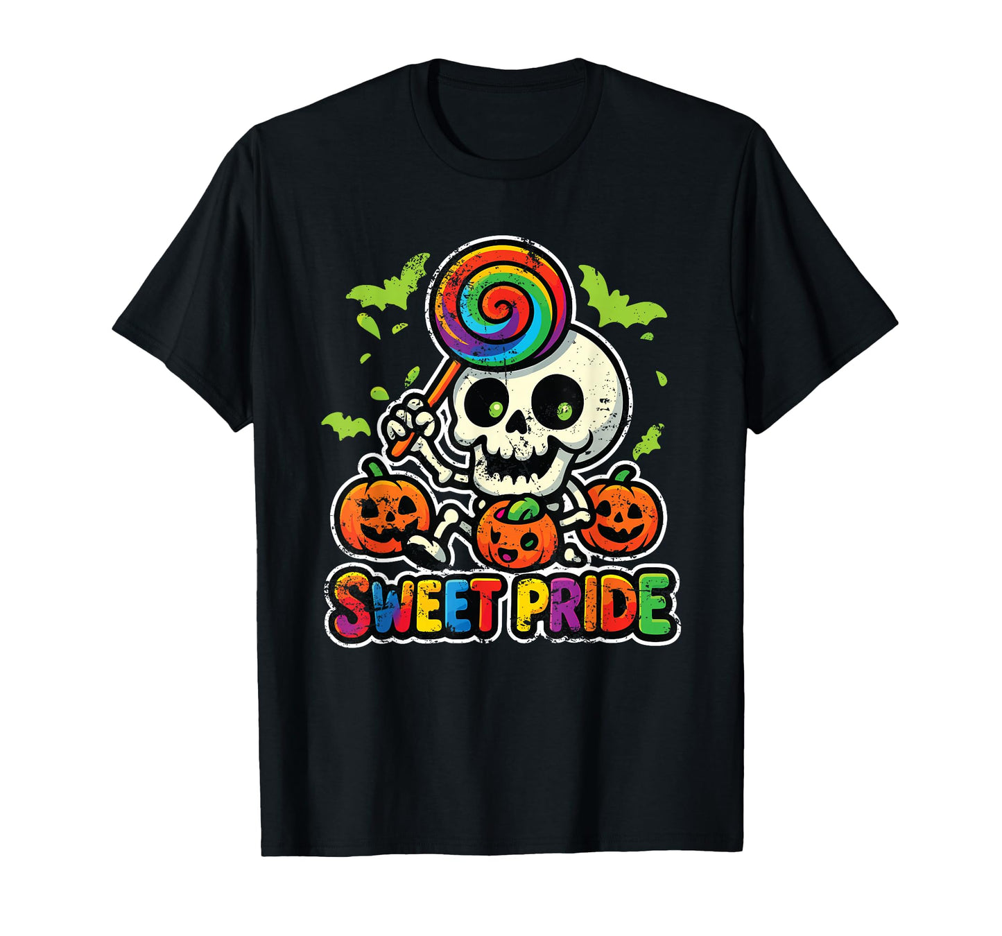 Sweet Pride Rainbow Skeleton T-Shirt