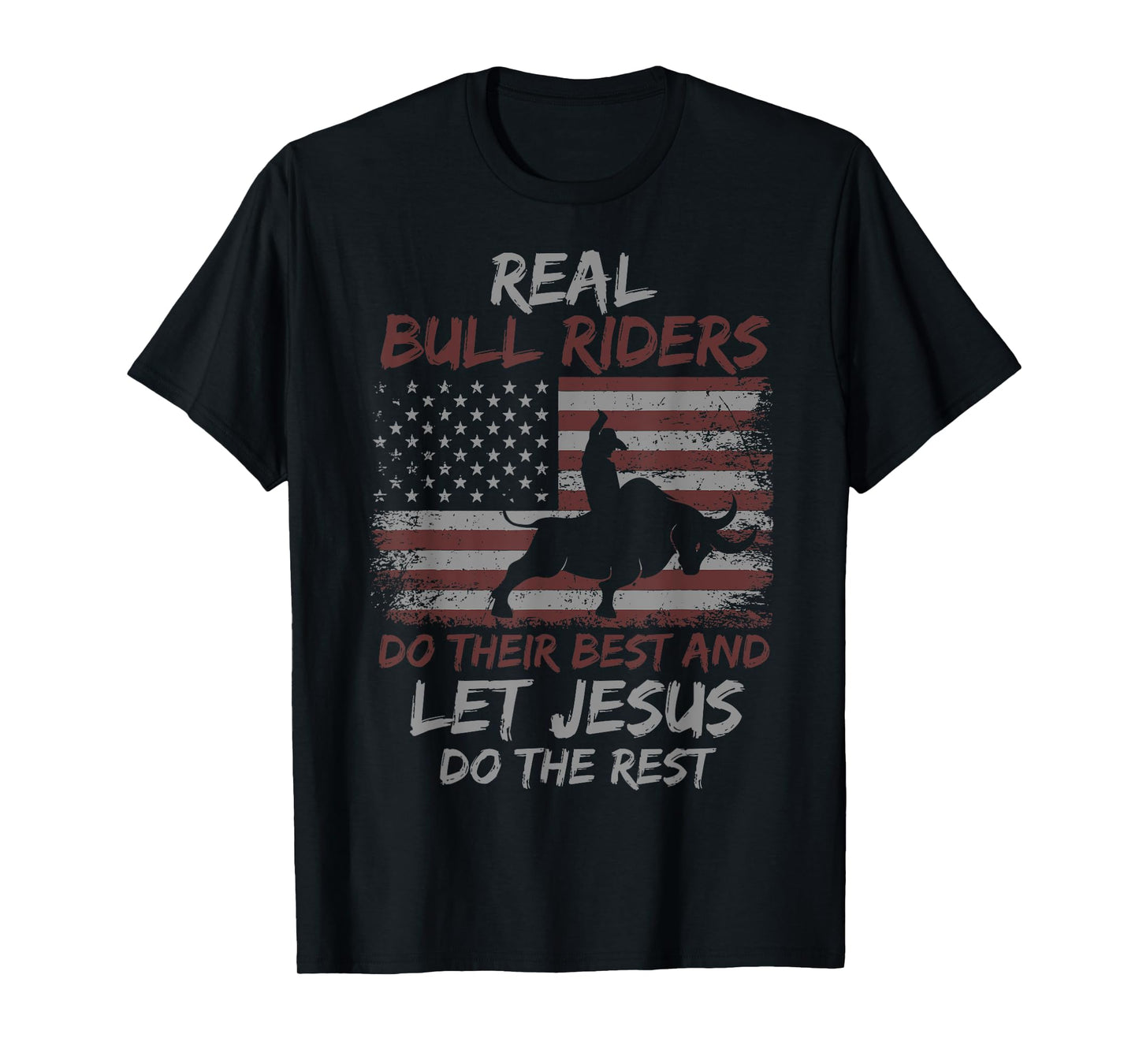 Christian Bull Riding T-Shirt Bull Rider & Western T-Shirt