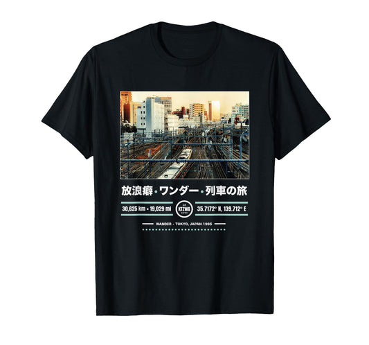 Japanese Tokyo Aesthetic Art Streetwear Retro Graphic Tee T-Shirt