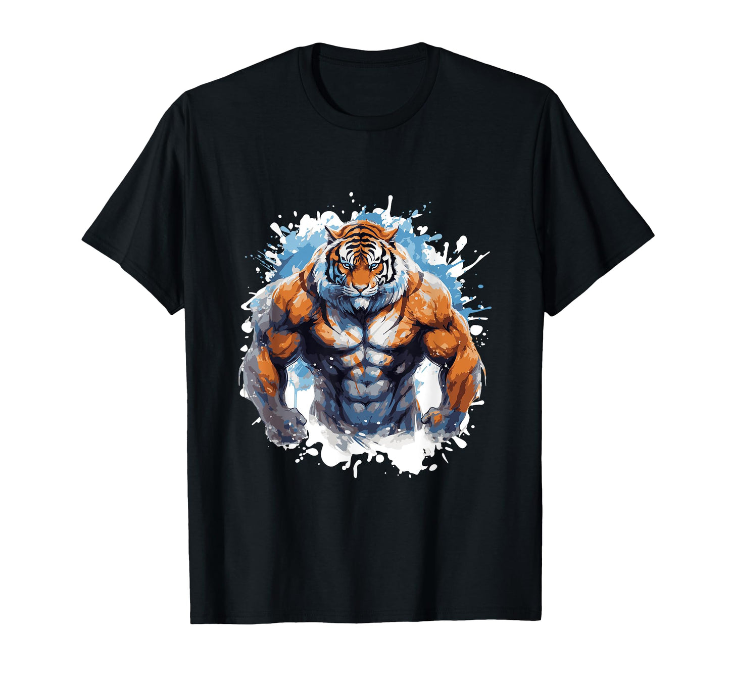 Tiger Workout Gym Beast Fighter Bodybuilder T-Shirt