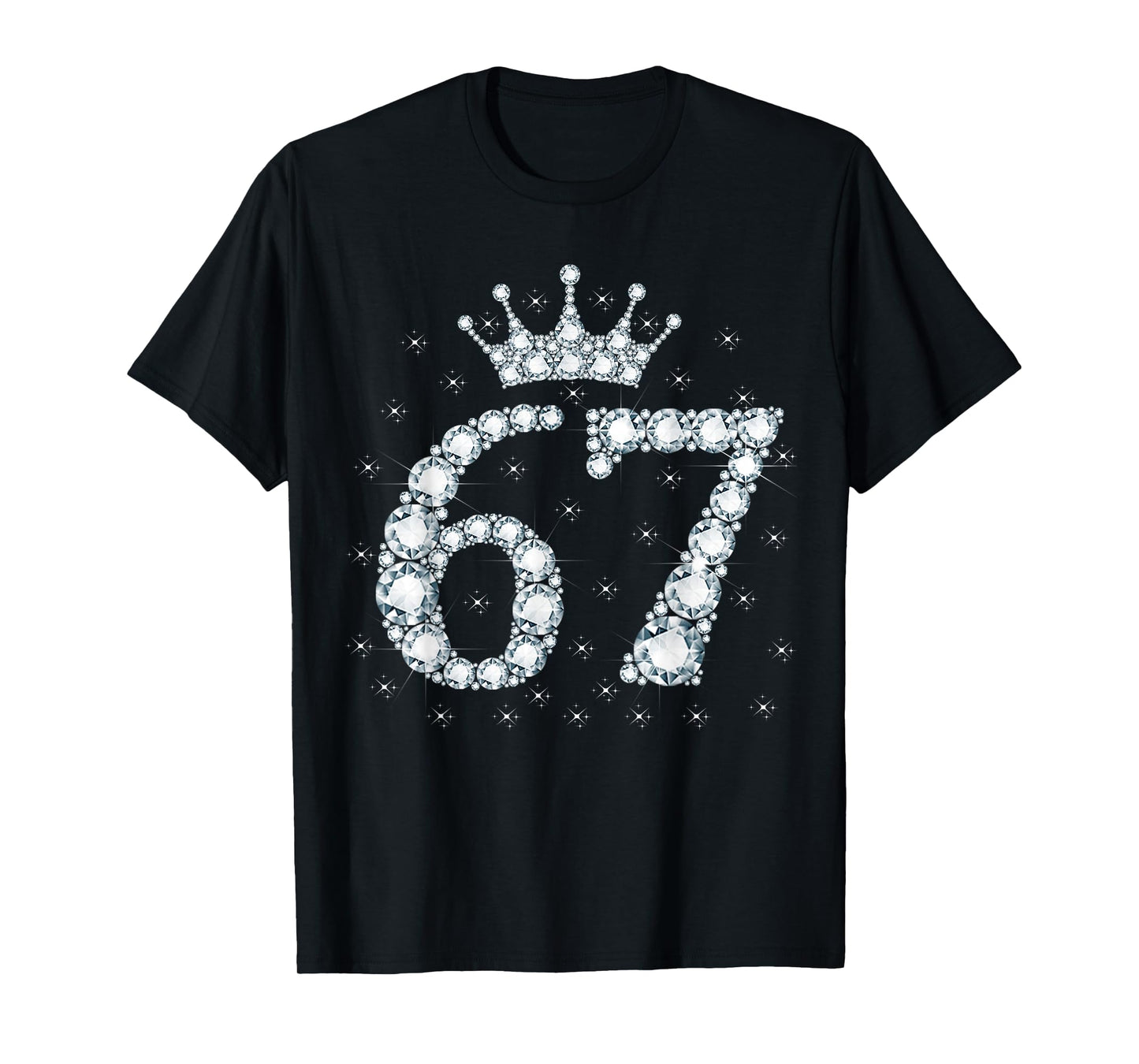 67 Crown 67 Years Old Happy 67th Birthday Girl Women T-Shirt