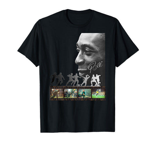 Pele_Brasil_002_Back Printed T-Shirt