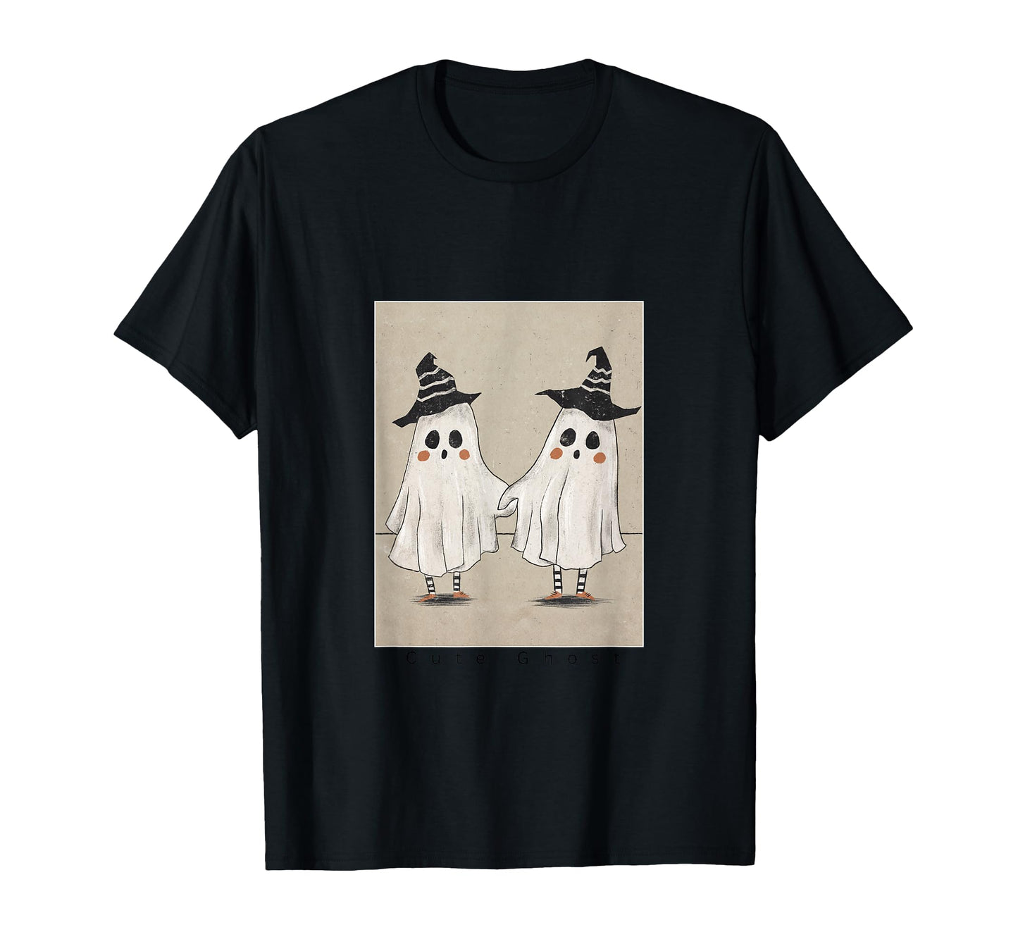 Cute Halloween Ghost Couple T-Shirt
