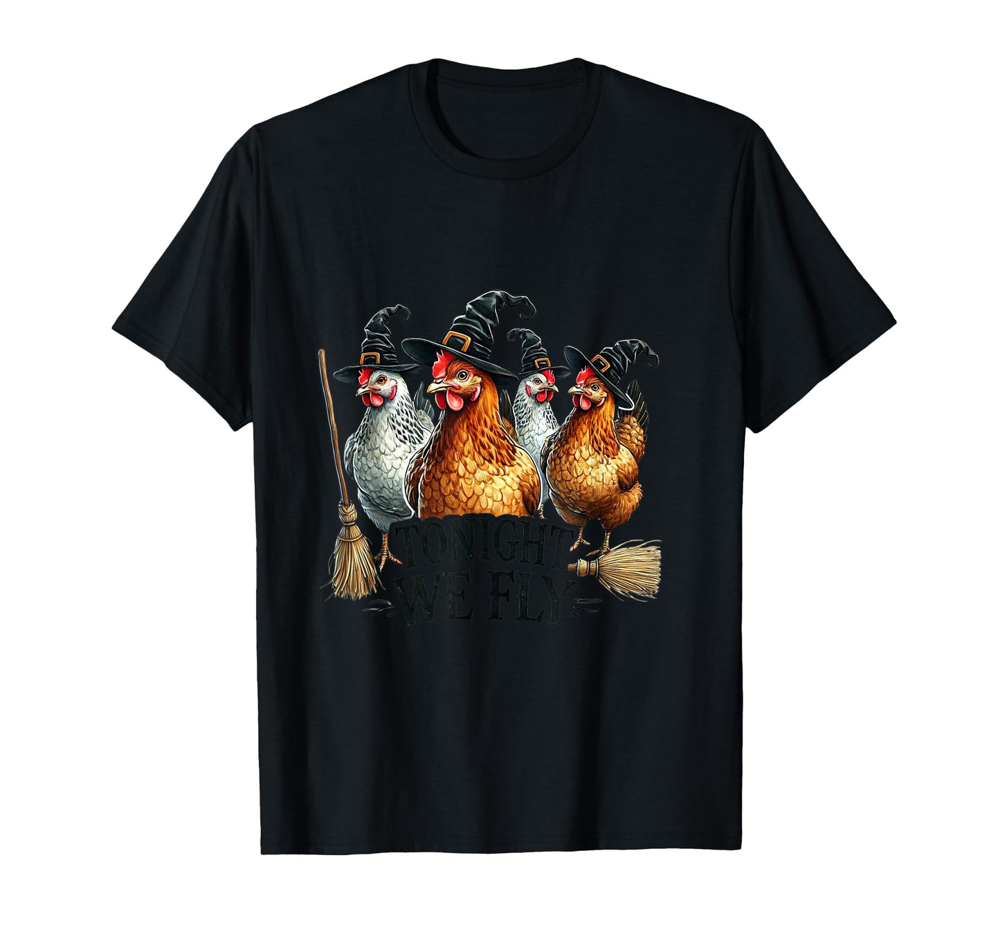 Amazing Spooky Creepy Halloween Chicken T-Shirt