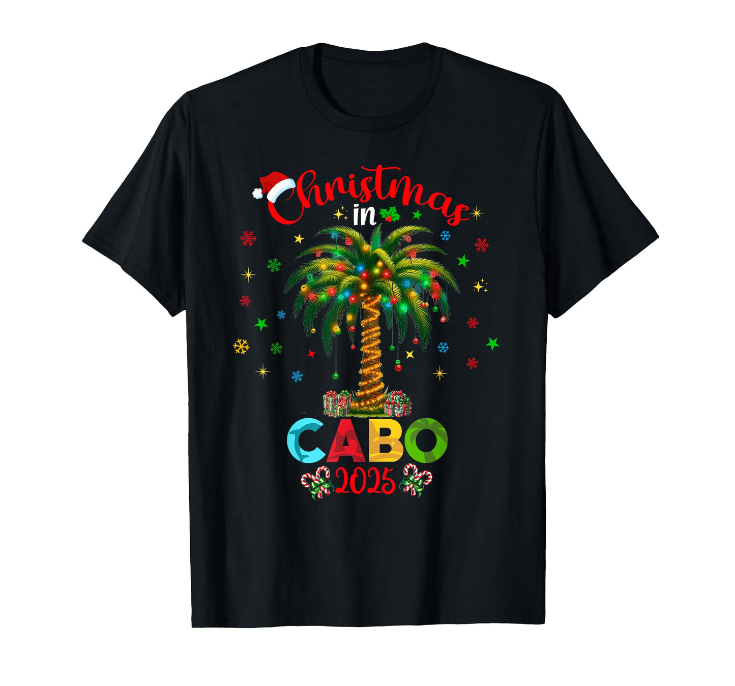 Mexico Cancun Cabo Christmas Trip Family Reunion Tropical T-Shirt