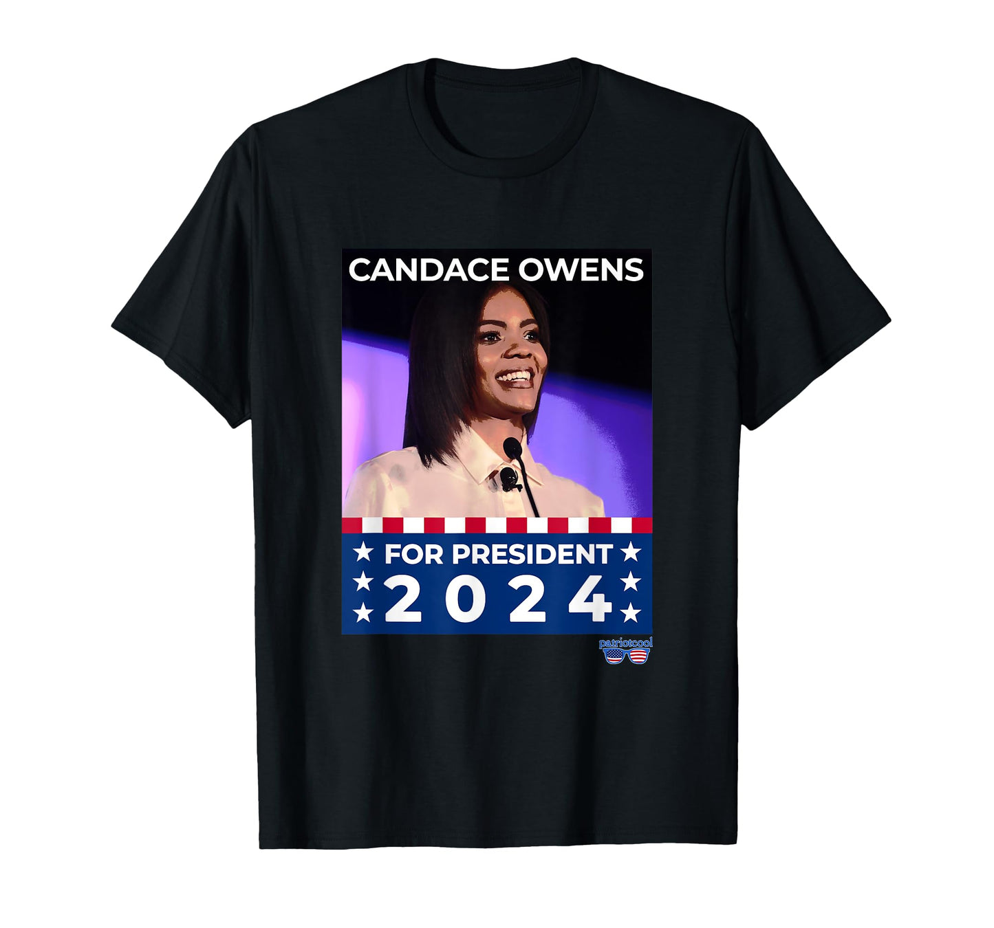 Candace Owens For President Patriotic Slogan Women Men T-Shirt