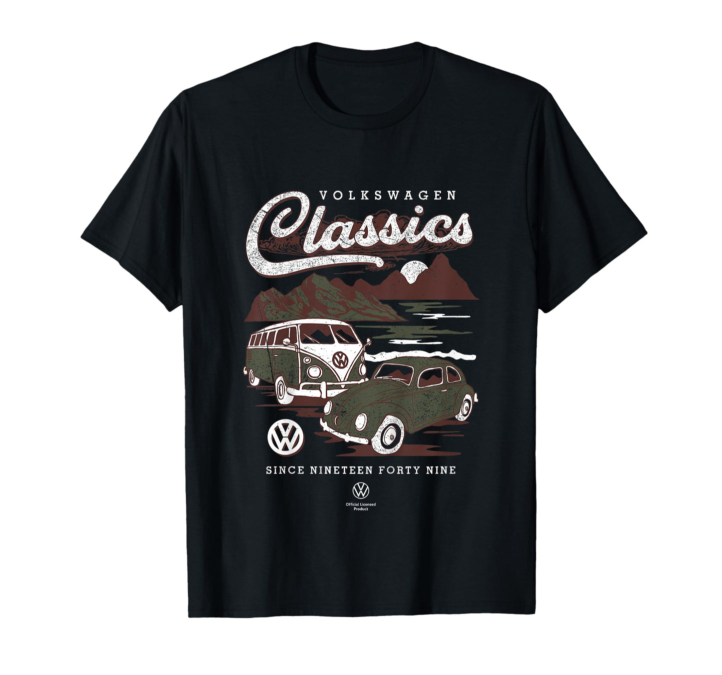 Kids Type 2 T1 Campervan & Beetle Classics Kids T-Shirt