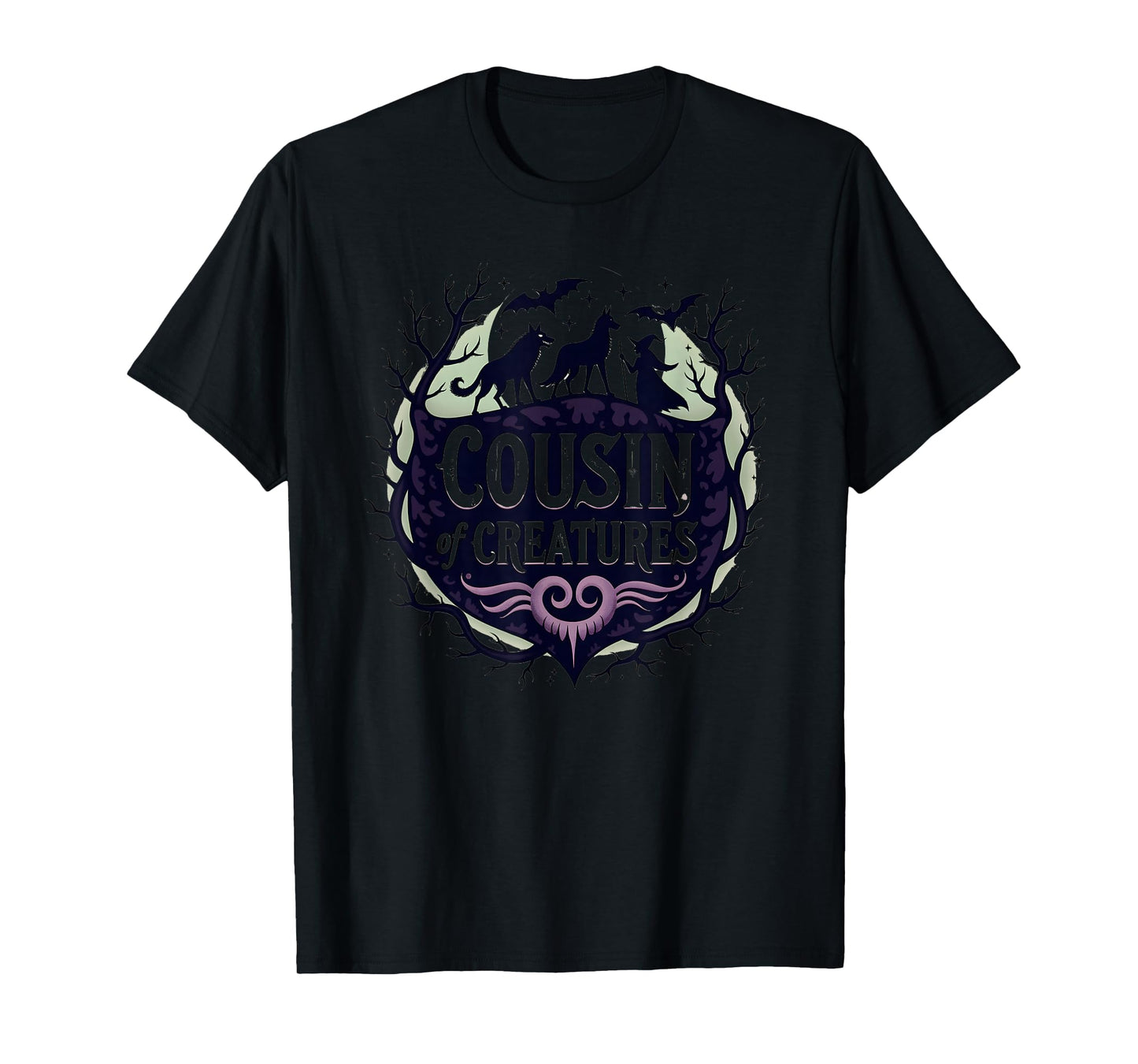 Halloween Role Cousin of Creatures Spooky Family Fun T-Shirt