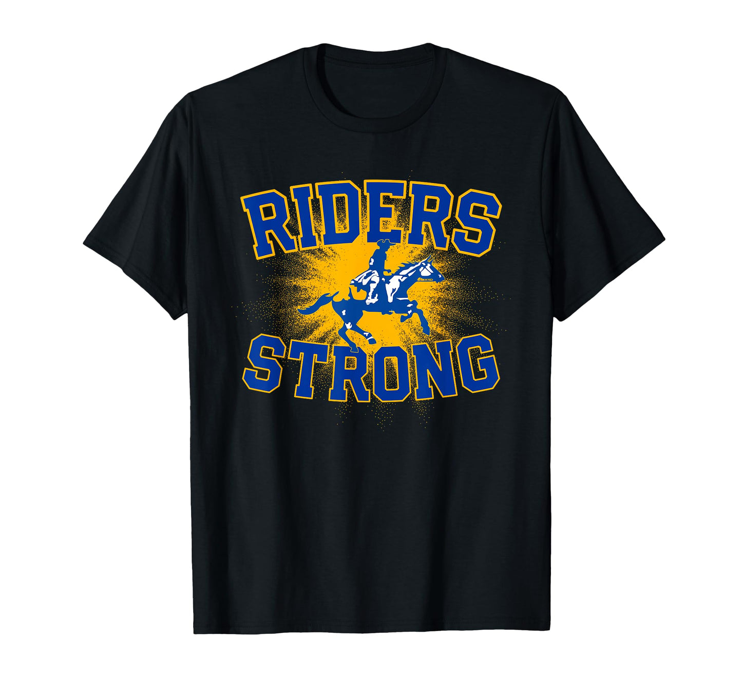 Caesar Rodney Riders Logo Strong Flag HS T-Shirt
