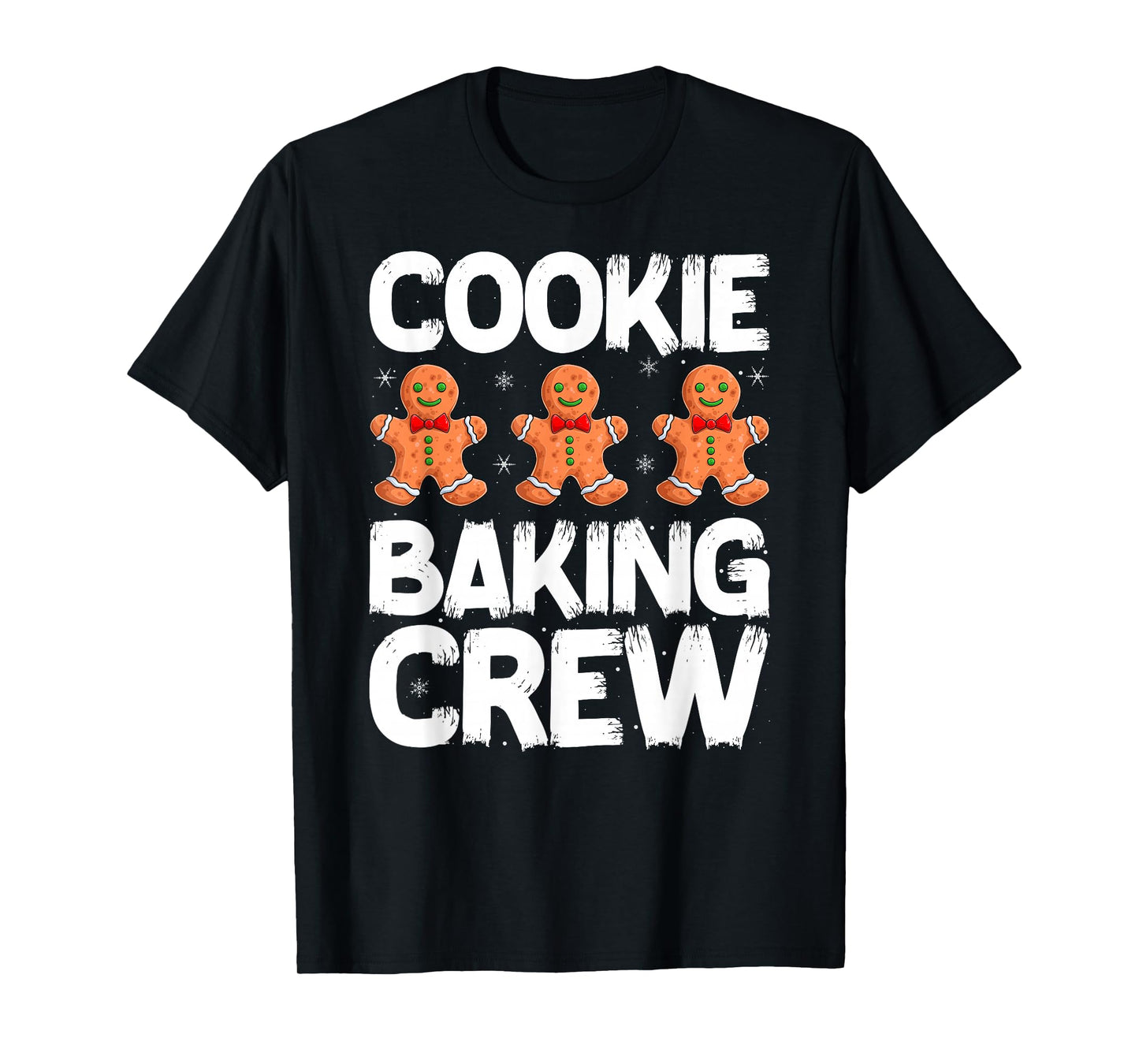 Cookie Baking Crew Christmas Family Gingerbread Baking Team T-Shirt