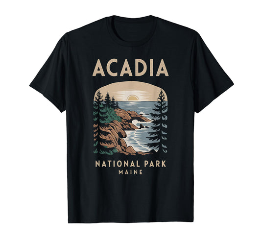 Acadia National Park Maine Scenic View T-Shirt