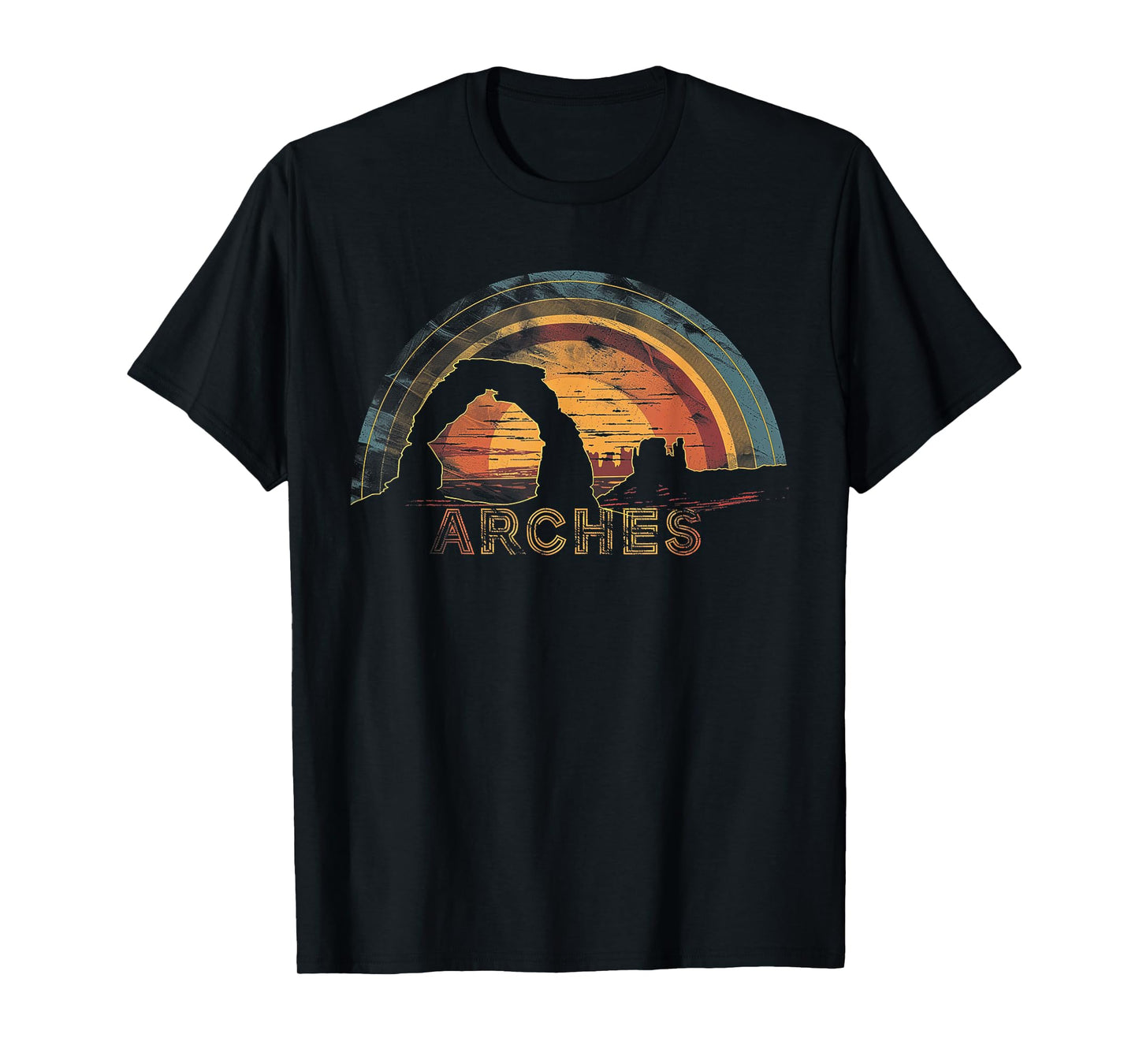 Arches - US National Park Vintage Men Women Kids Retro T-Shirt