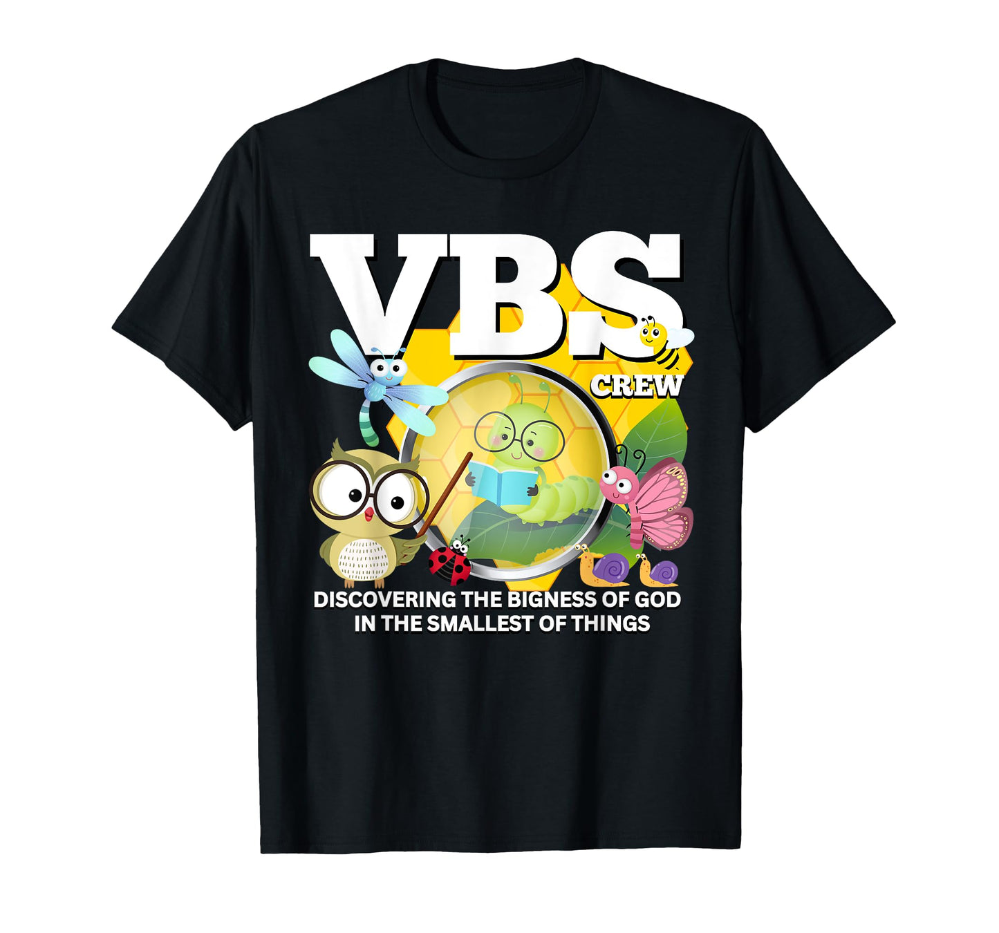 VBS Crew Magnified Nature Bible School Christian Staff Team T-Shirt