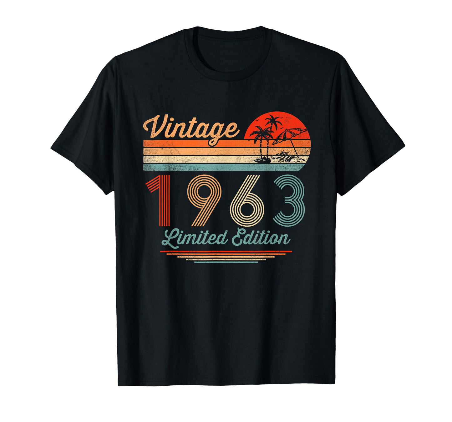 Vintage 1963 Limited Edition 62 Year Old Gifts 62nd Birthday T-Shirt