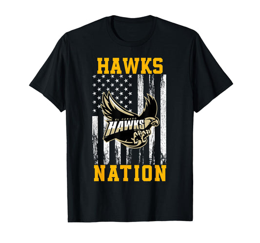 El Dorado Hawks Logo Nation HS T-Shirt