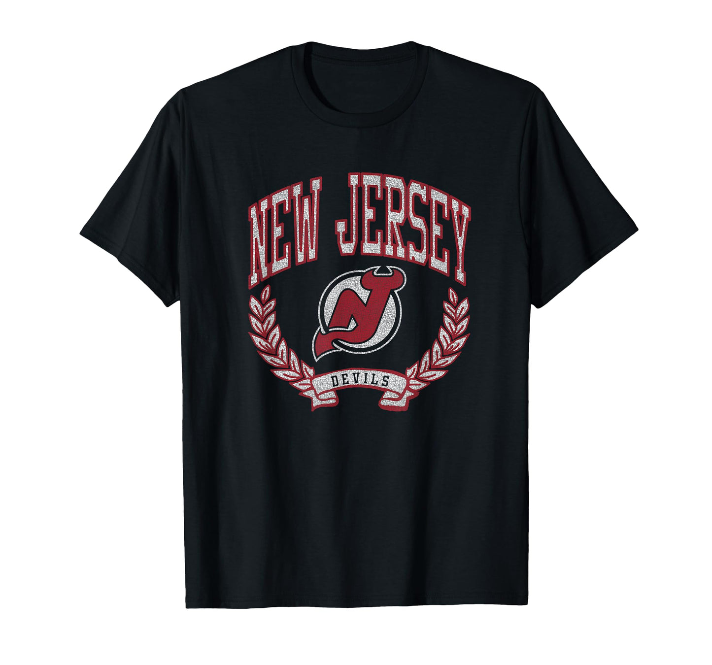 New Jersey Devils Vintage Victory Black Officially Licensed T-Shirt