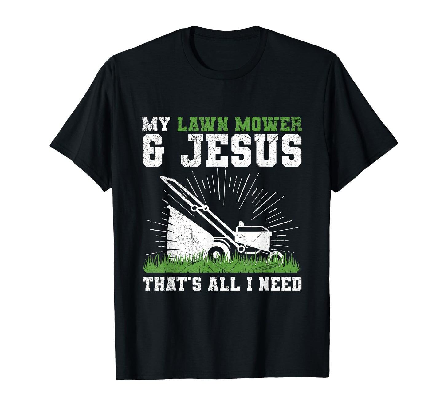 Garden Lawn Mowing Design for a Lawn Caretaker T-Shirt