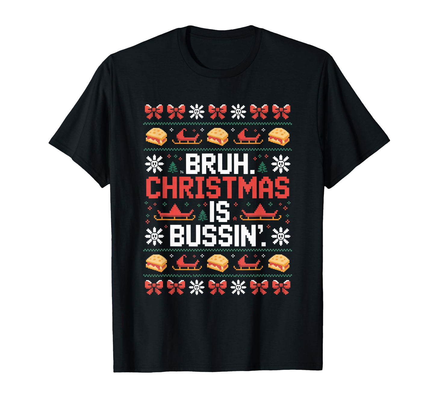 Funny Gen Alpha Gen Z Slang Funny Christmas Sweater T-Shirt