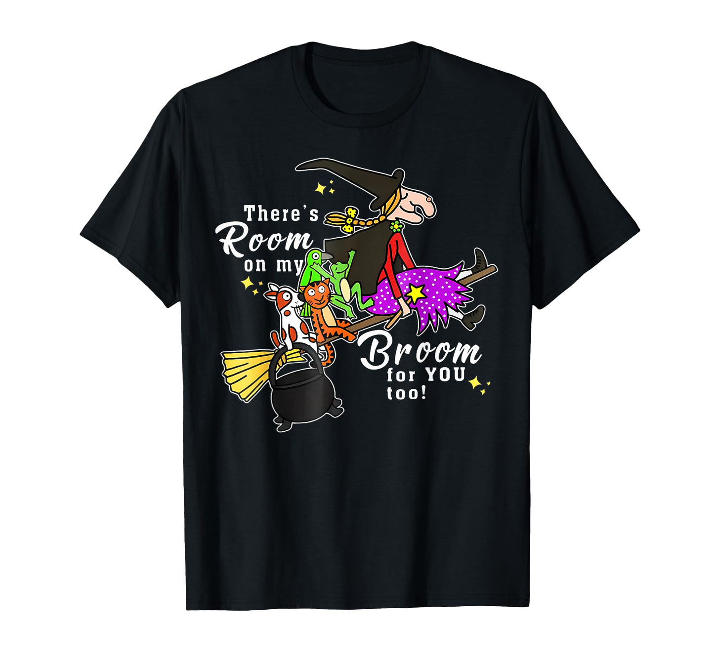 There'S Room On My Broom For You Too Teacher Halloween T-Shirt