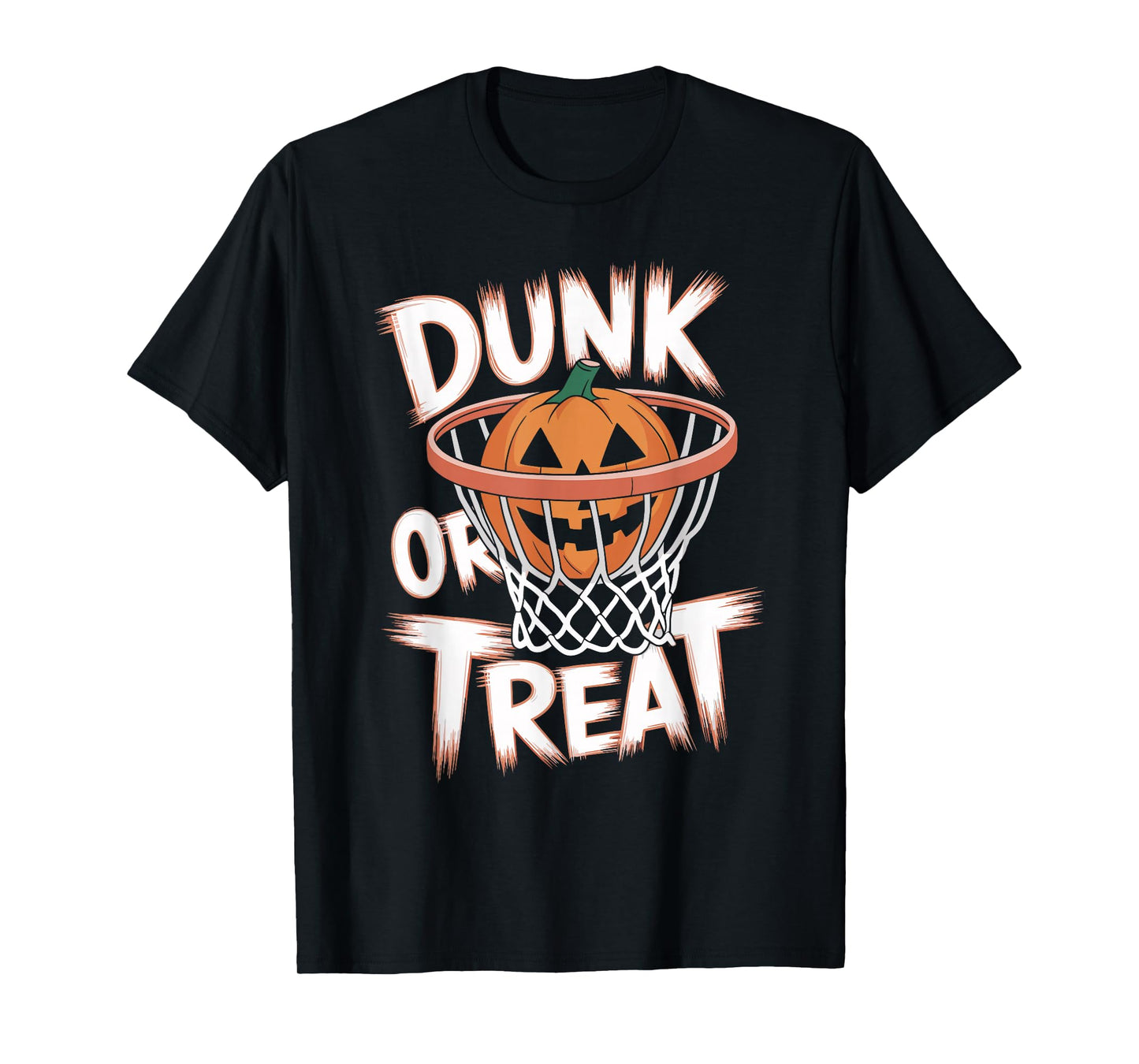 Dunk or Treat Halloween Basketball T Shirt Spooky Basketball T-Shirt