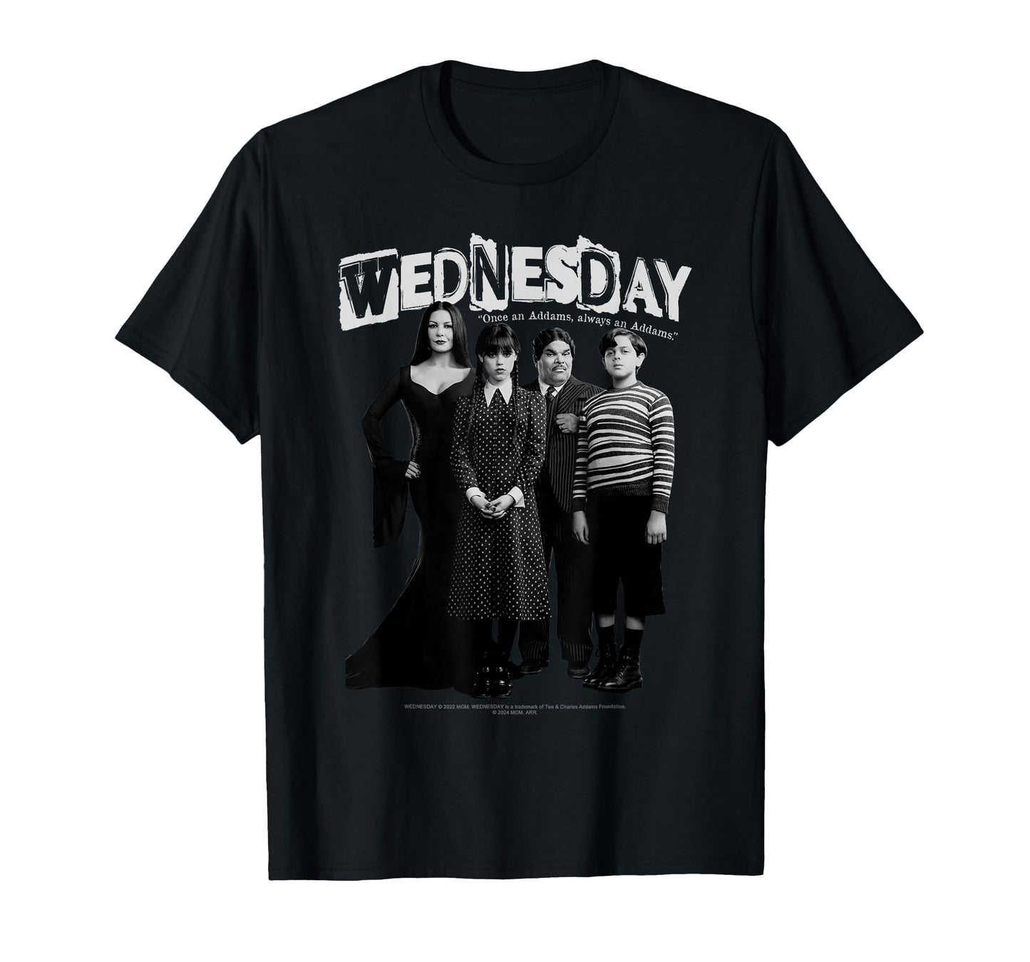 Wednesday Once An Addams Always An Addams Family Shot T-Shirt