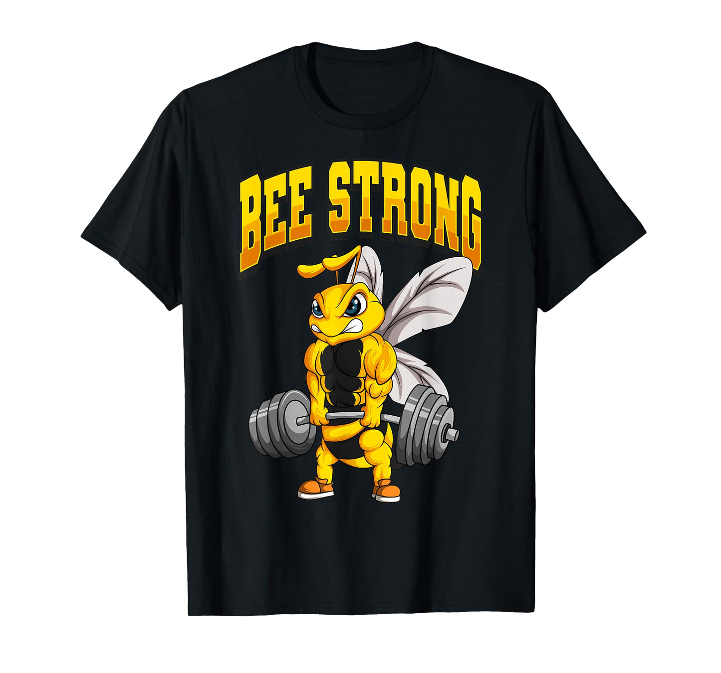 Bee Strong Gym Fitness Bodybuilding T-Shirt