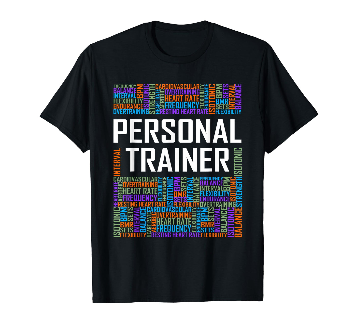 Funny Personal Trainer Words Gift Gym Coach Training Gifts T-Shirt
