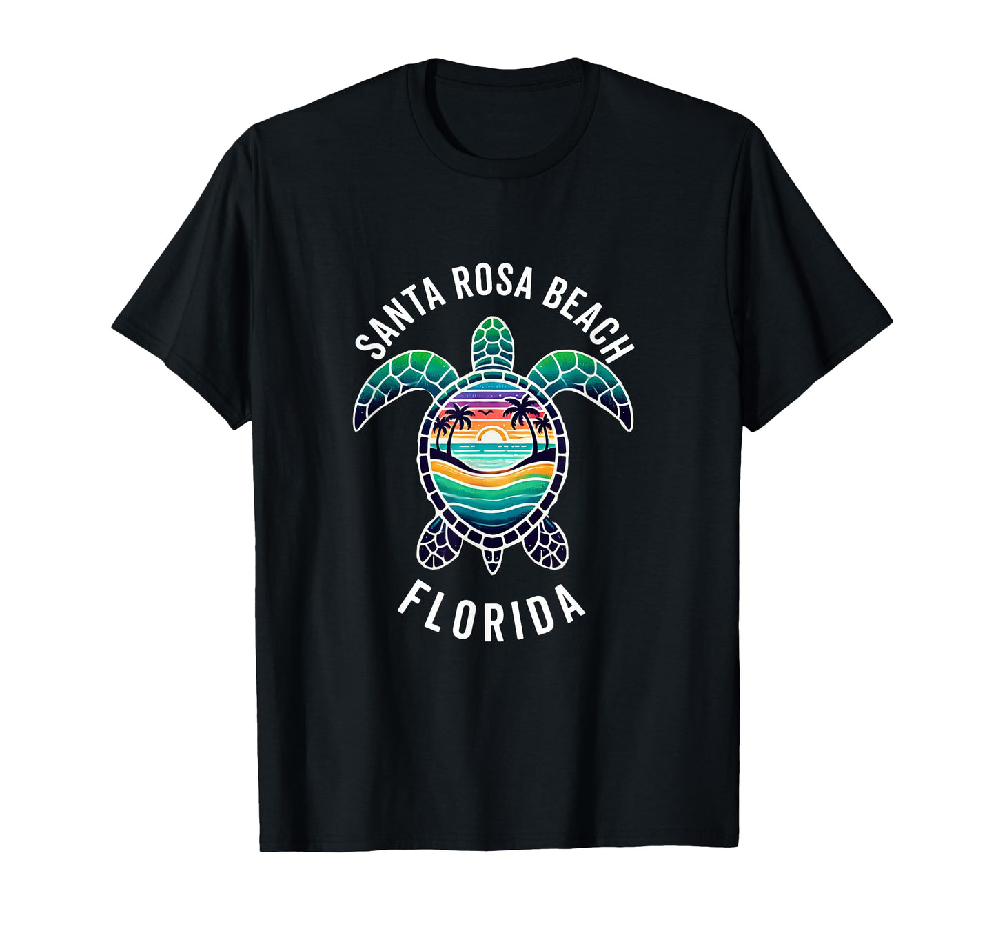 Santa Rosa Beach Florida Souvenir Walton County T-Shirt