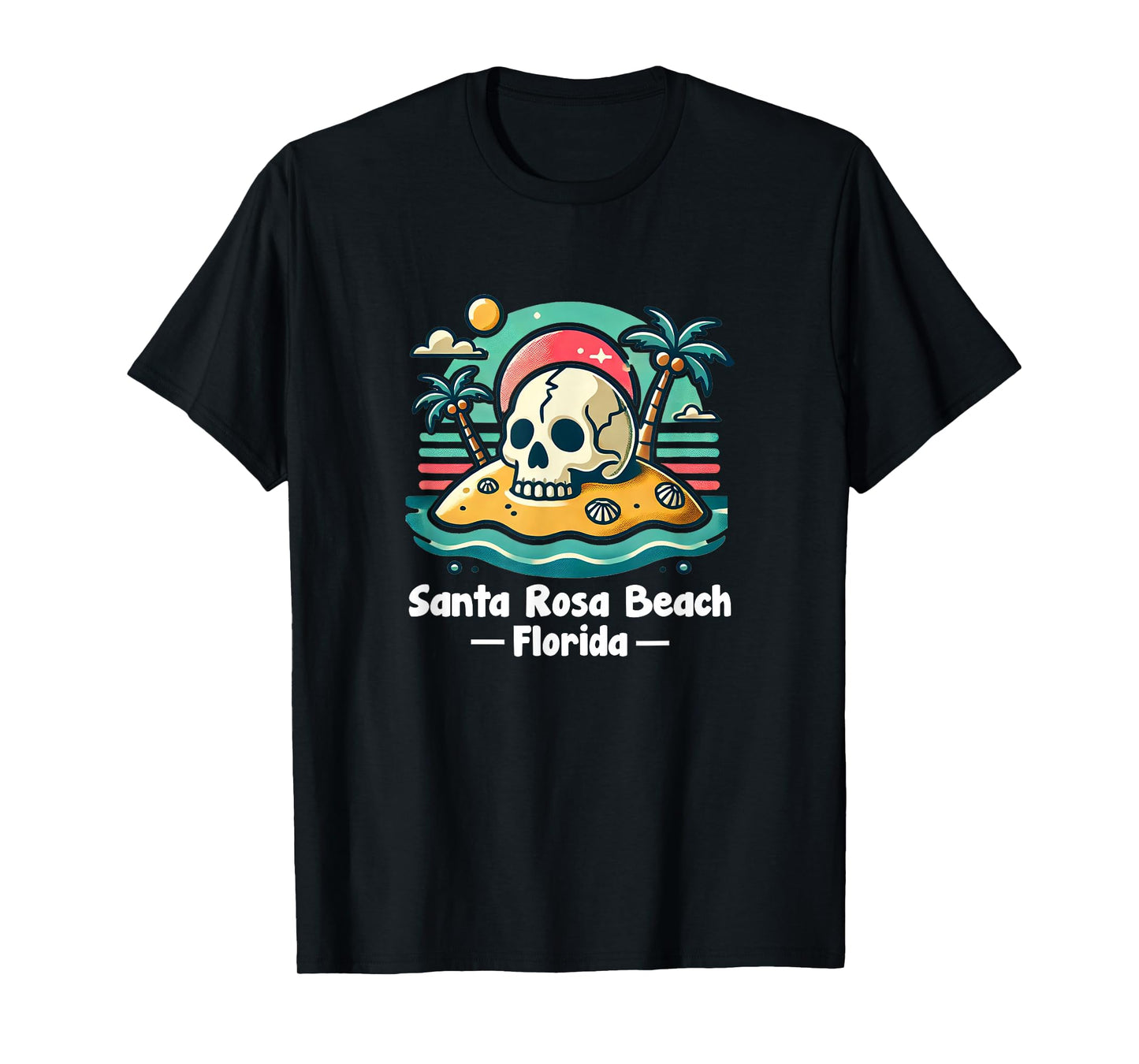 Santa Rosa Beach Florida Souvenir Walton County T-Shirt