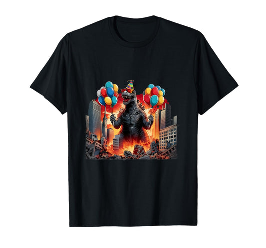 Kaiju Birthday Party Japan Monster Movie Bday Japanese T-Shirt