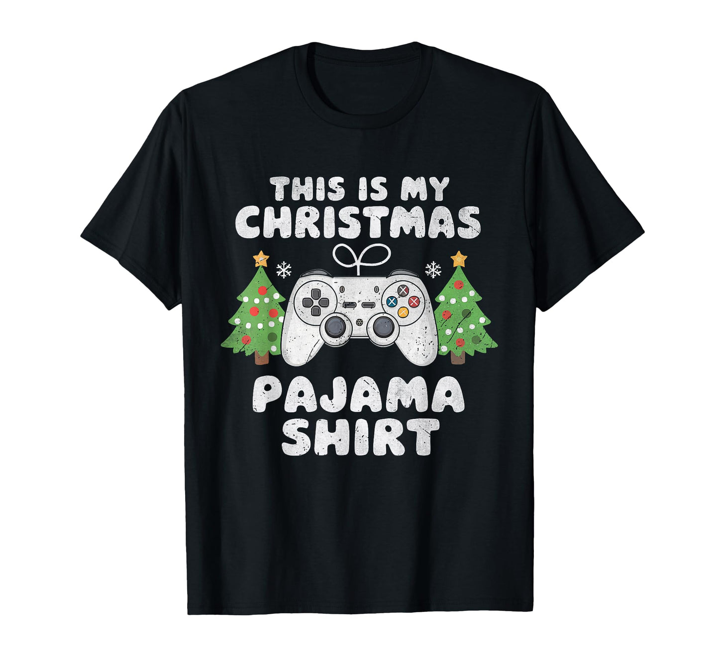 This Is My Christmas Pajama Shirt Video Game Boys Teen Gamer T-Shirt