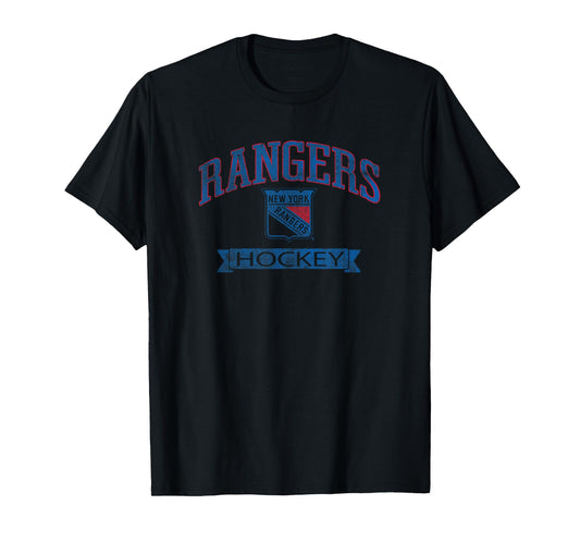 New York Rangers Vintage Hockey White Officially Licensed T-Shirt
