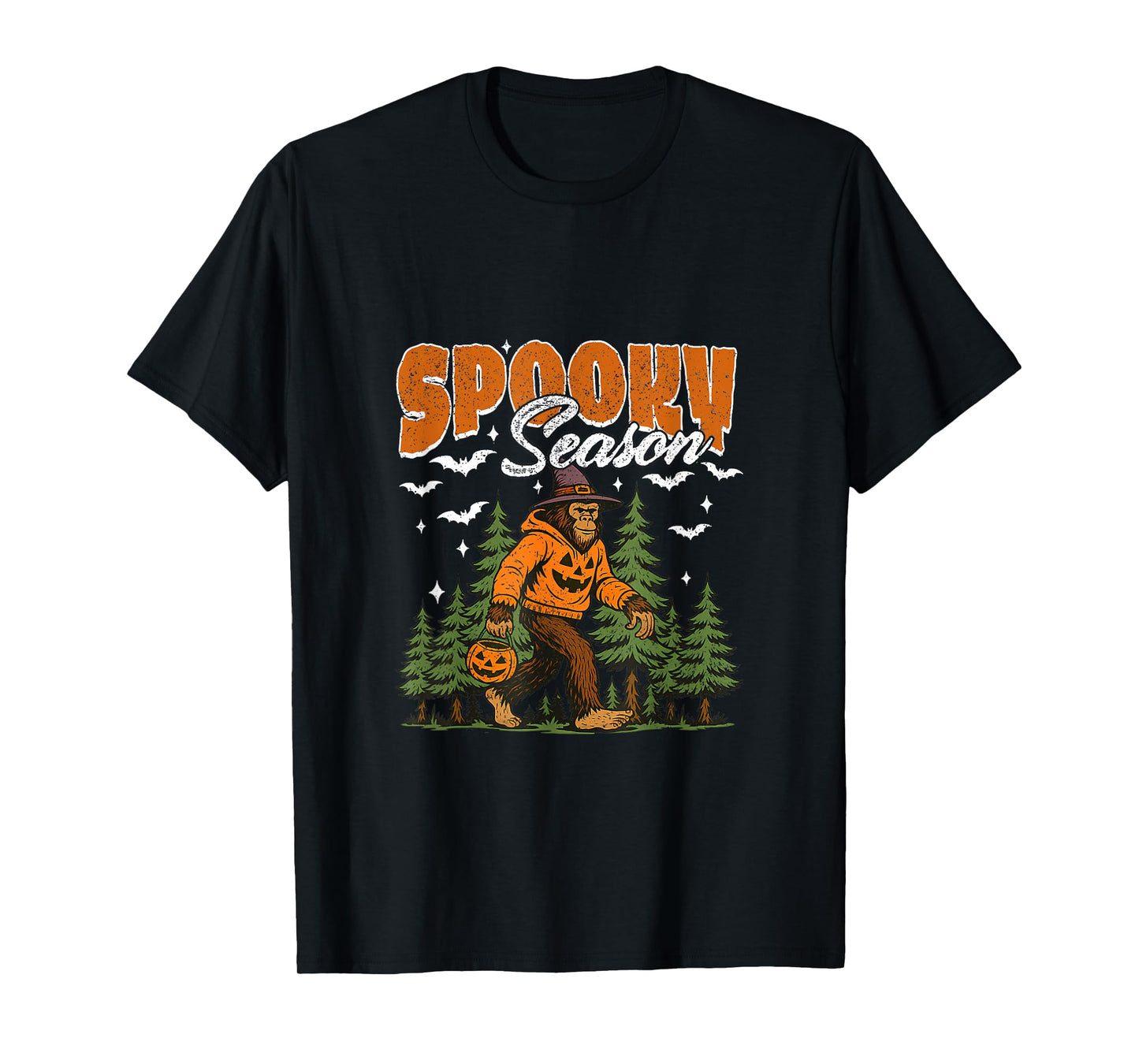 Spooky Season Retro Happy Halloween Ghost T-Shirt