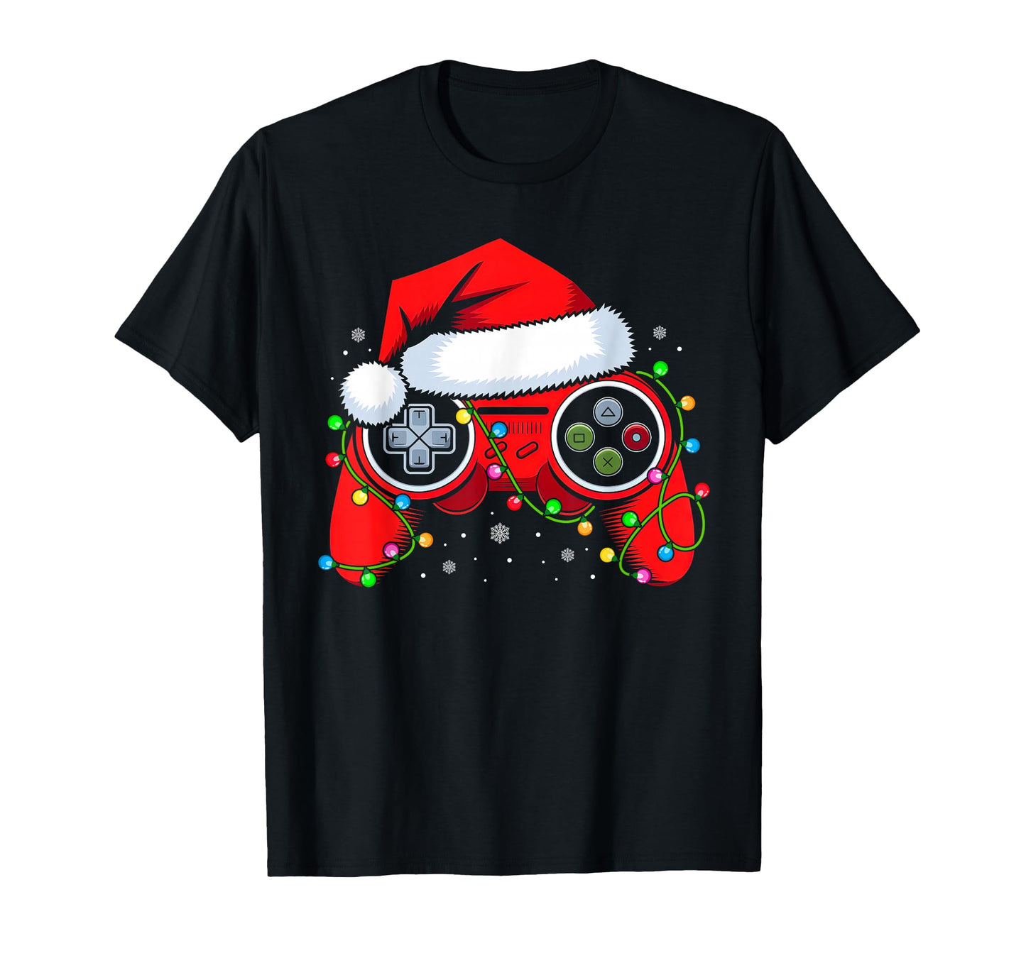 Christmas Gamer Controller Xmas Boys Kids Youth Men Teen T-Shirt