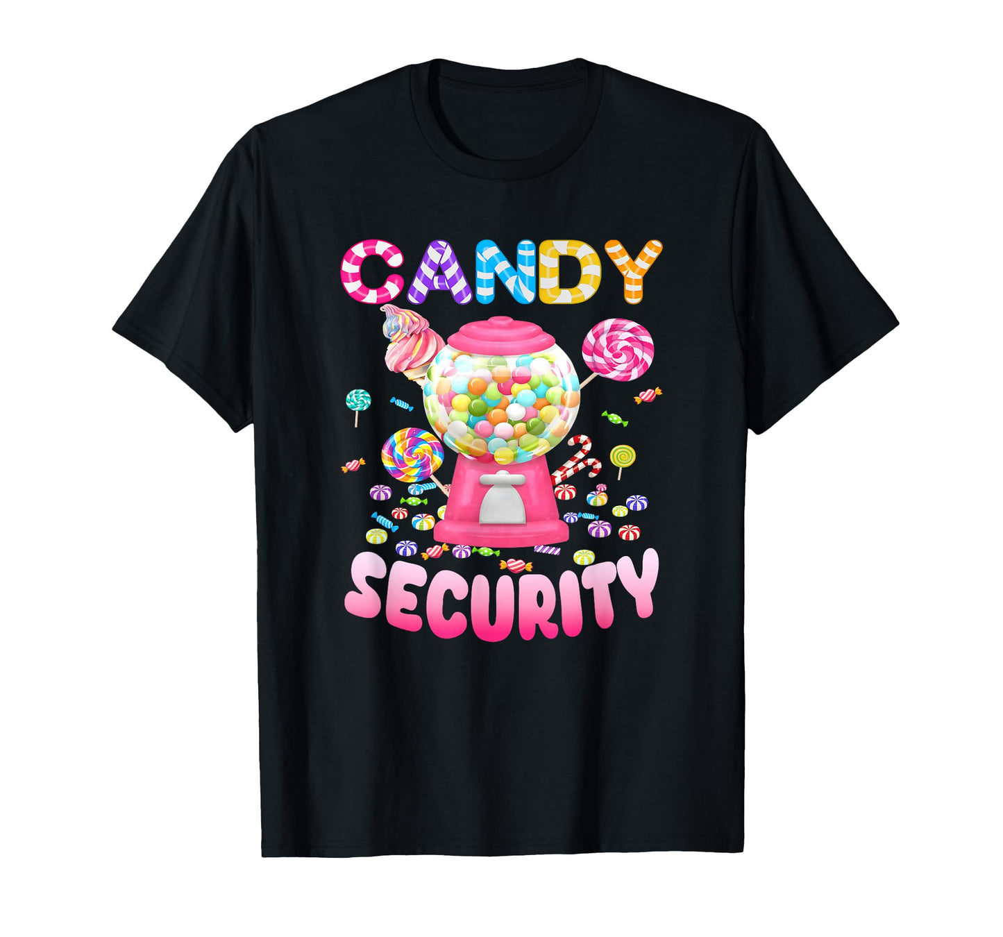 Candy-Security Candyland Costume Kids Teens Adult T-Shirt