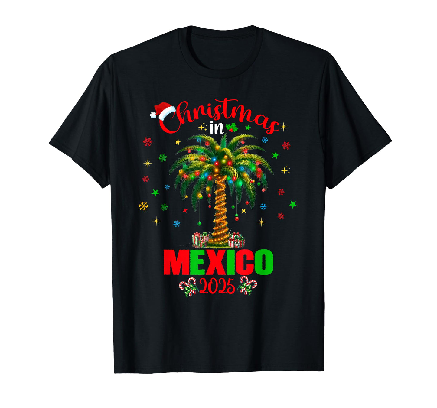 Mexico Cancun Cabo Christmas Trip Family Reunion Tropical T-Shirt