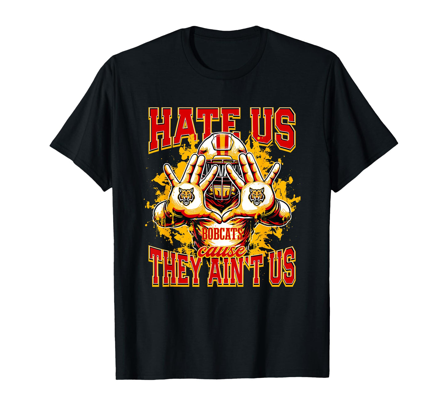 Dooly County Bobcats Logo Hate Us Cause They Ain't HS T-Shirt